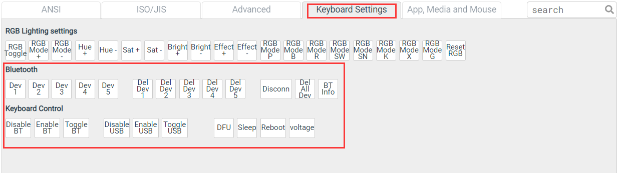 keys for bluetooth